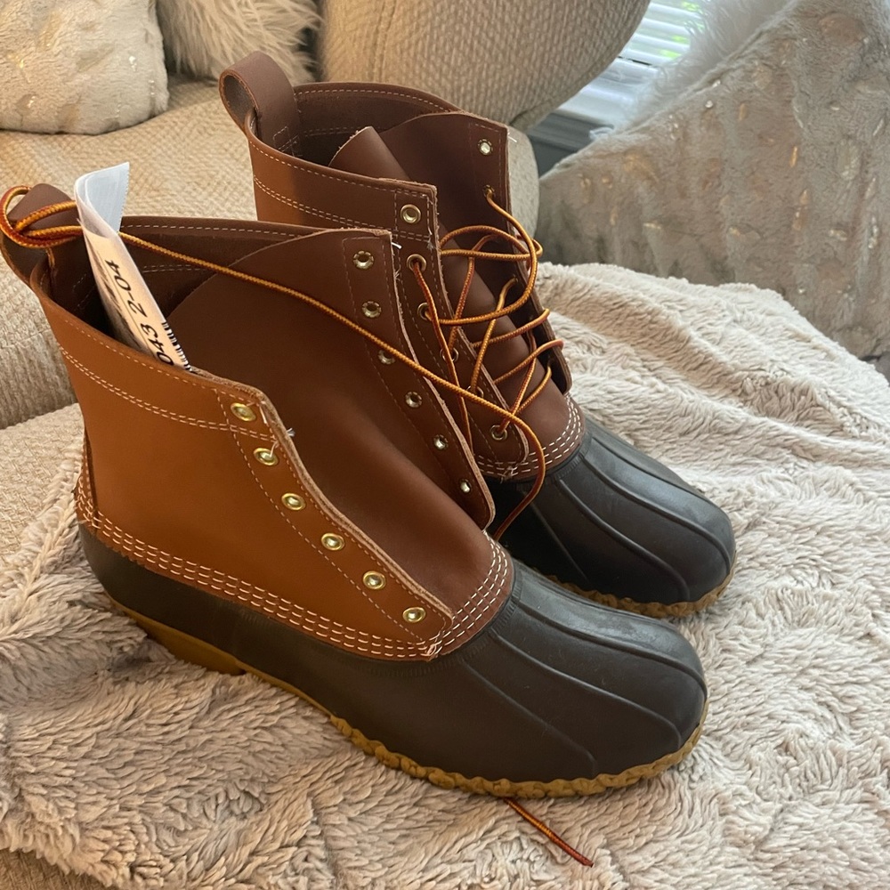BRAND NEW bean boots size 12